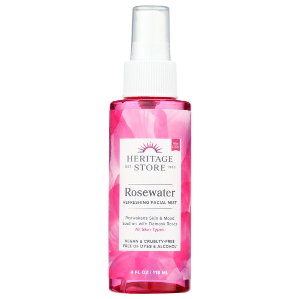 HERITAGE: Rosewater Mist, 4 oz