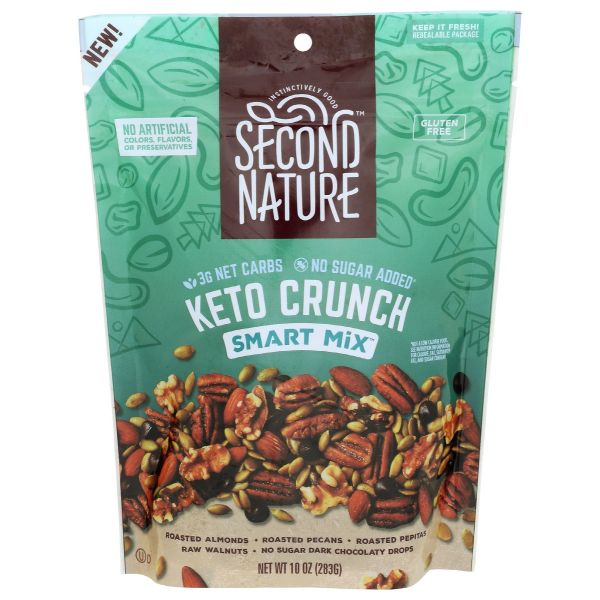 SECOND NATURE: Keto Crunch Smart Mix, 10 oz