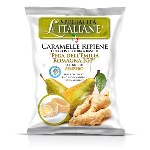 LE SPECIALITA ITALIANE: Ginger Pear Candy, 3.52 oz