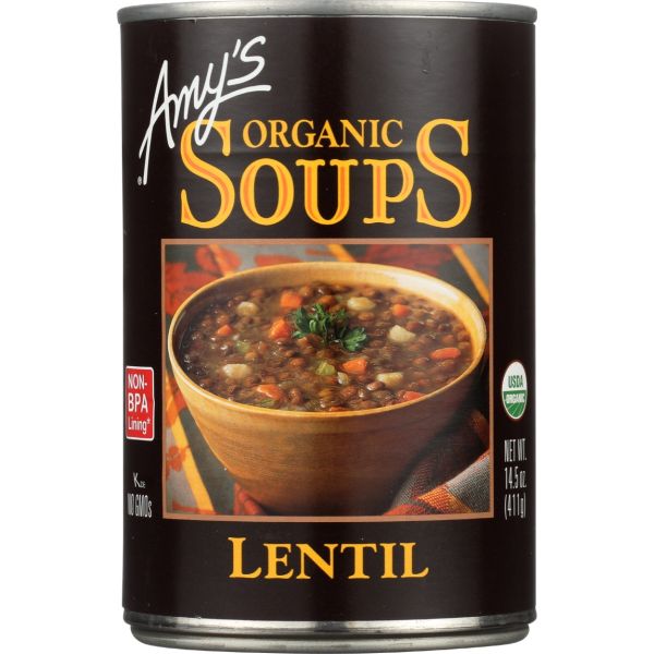 AMYS: Organic Lentil Soup, 14.5 oz