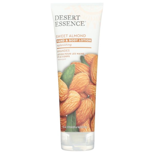 DESERT ESSENCE: Sweet Almond Hand and Body Lotion, 8 fo