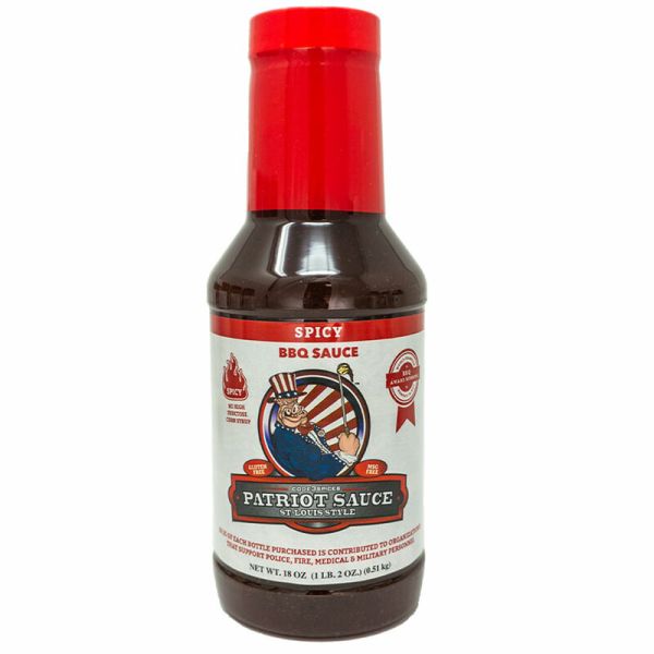 CODE 3 SPICES: Patriot Sauce Spicy, 18 oz