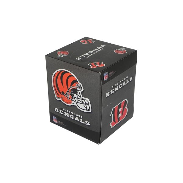 SPORTS TISSUES: Nfl Cincinnati Bengals Cube Tissue, 1 ea