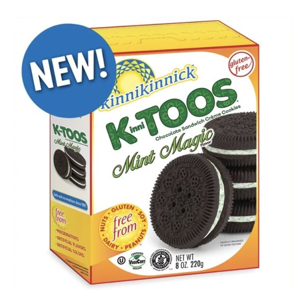 KINNIKINNICK: Cookies Mint Sndwch Creme, 8 oz