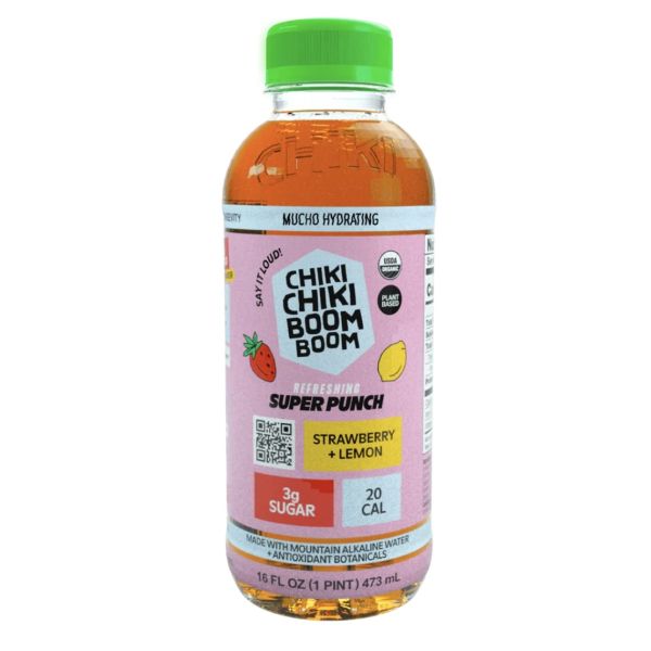 CHIKI CHIKI BOOM BOOM: Strawberry & Lemon Org, 16 fo