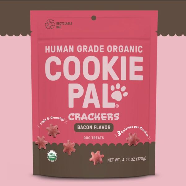 COOKIE PAL: Cracker Bacon Flavor Org, 4 oz