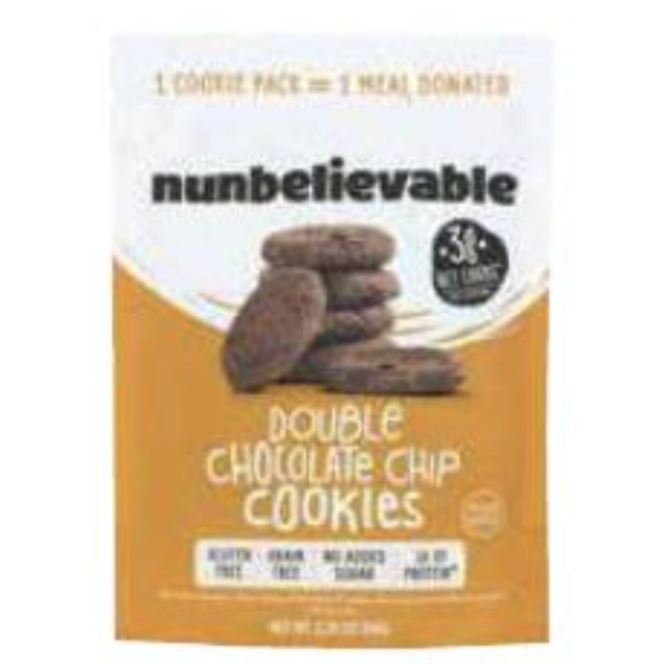 NUNBELIEVABLE: Cookies Dbl Chocolate, 2.26 oz