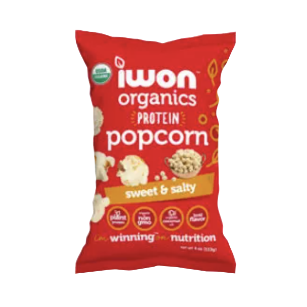 IWON ORGANICS: Popcorn Prtn Sweet Salty, 4 oz