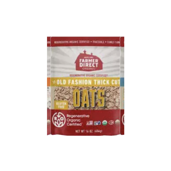 FARMER DIRECT ORGANIC: Oats Old Fashioned Roc, 16 oz