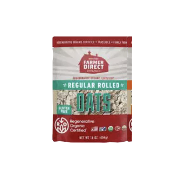 FARMER DIRECT ORGANIC: Oats Rolled Regular Roc, 16 oz