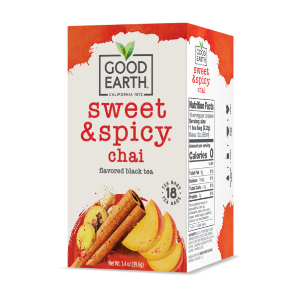 GOOD EARTH: Tea Chai Sweet Spicy, 18 bg