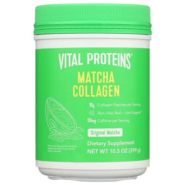 VITAL PROTEINS: Matcha Collagen Original, 10.5 oz