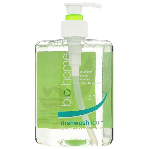 BIO-HOME: Dishwashing Liquid Lemongrass and Green Tea, 16.91 fo