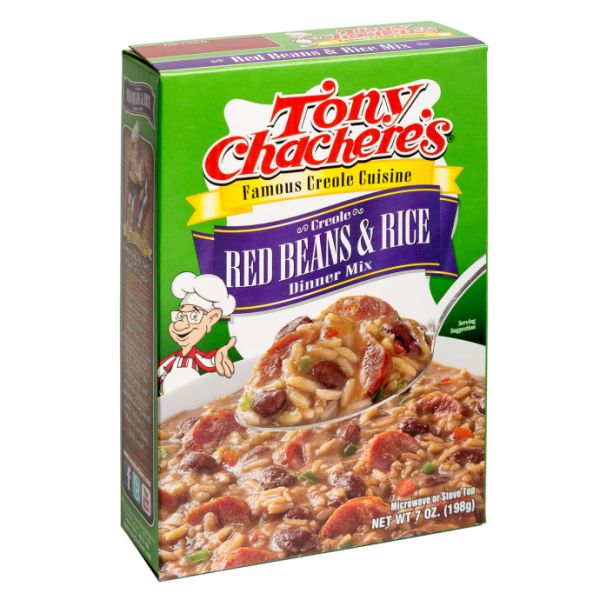 TONY CHACHERES: Creole Red Beans and Rice Dinner Mix, 7 oz