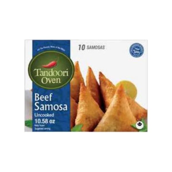 TANDOORI OVEN: Beef Samosas, 10.58 oz