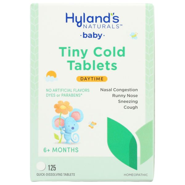 HYLAND: Baby Tiny Cold Tablets Daytime, 125 tb