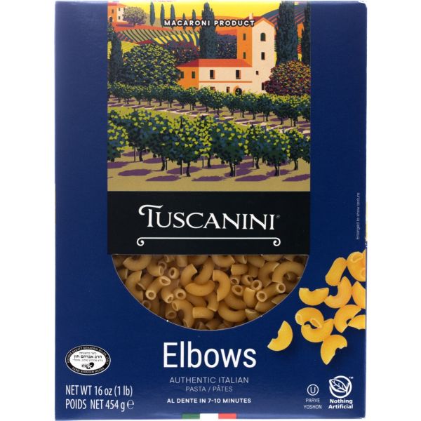 TUSCANINI: Elbow Pasta, 16 oz