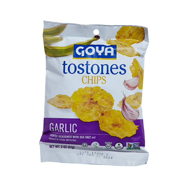 GOYA: Chips Tostones Garlic, 2 oz