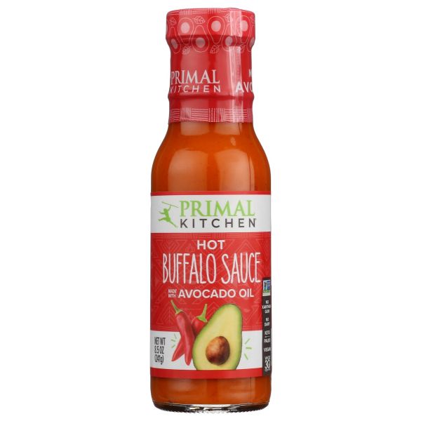 PRIMAL KITCHEN: Hot Buffalo Sauce, 8.5 oz