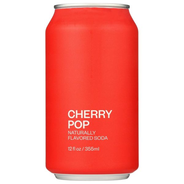 UNITED SODAS OF AMERICA: Cherry Pop Soda, 12 fo