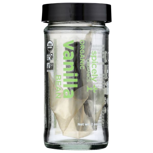 SPICELY ORGANICS: Organic Vanilla Bean Jar, 2 pc