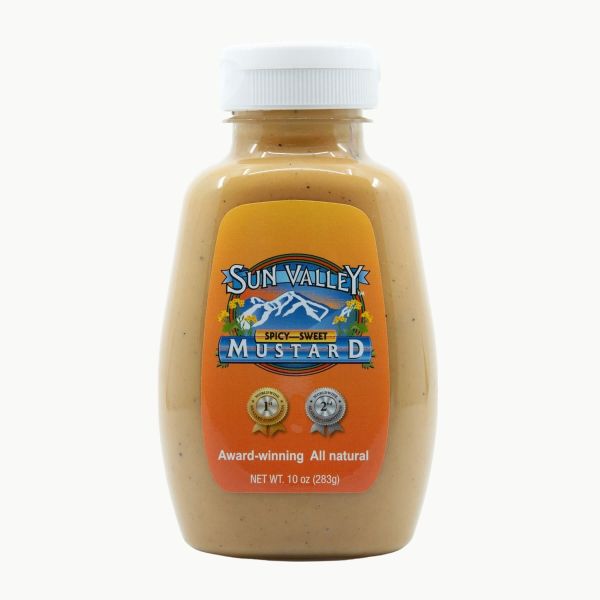 SUN VALLEY MUSTARD: Spicy Sweet Mustard Squeeze, 10 oz