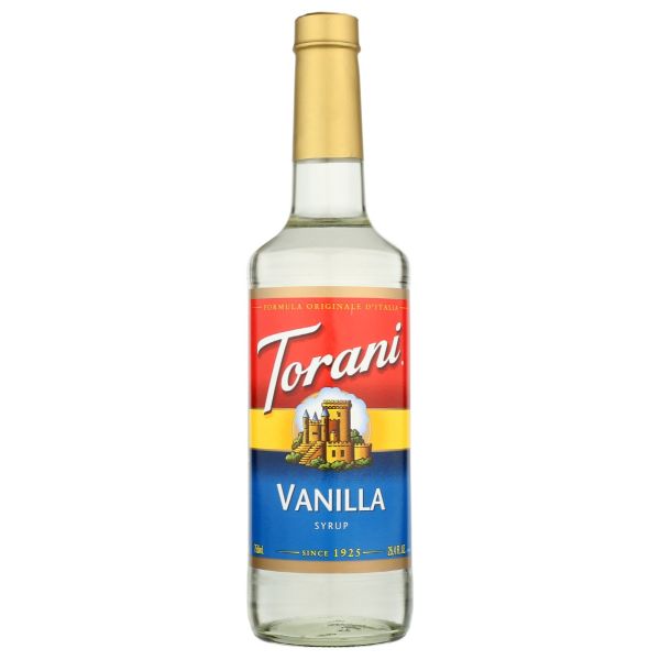 TORANI: Vanilla Syrup, 25.4 fo