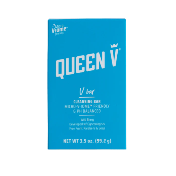 QUEEN V: Cleansing Bar Micro V Iome Friendly and Ph Balanced, 3.5 oz