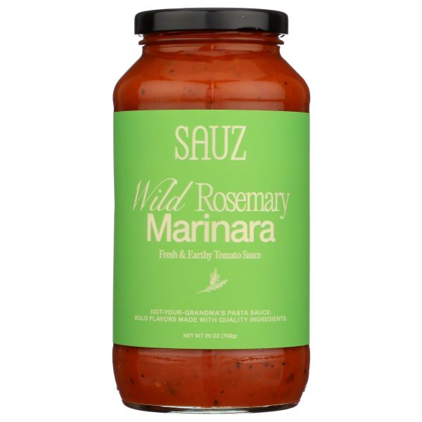 SAUZ: Wild Rosemary Marinara Sauce, 25 oz