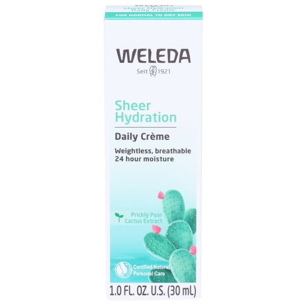 WELEDA: Sheer Hydration Daily Creme, 0.34 fo