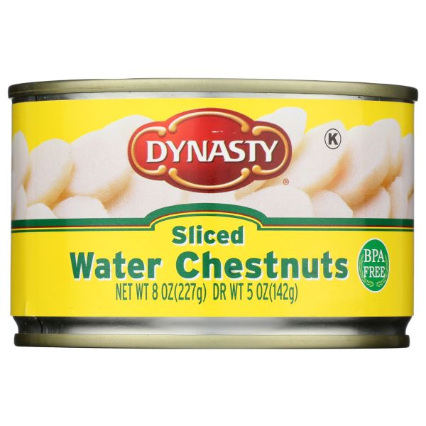 DYNASTY: Sliced Water Chestnuts, 8 oz