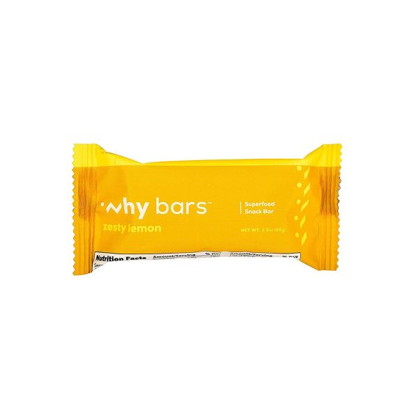 WHY BARS: Zesty Lemon Bar, 2.3 oz