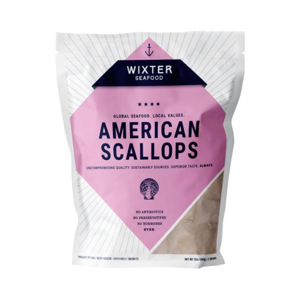 WIXTER SEAFOOD: American Scallops, 12 oz