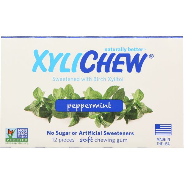 XYLICHEW: Peppermint Gum, 12 pc